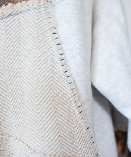 "星見草" chrysanthemum long-knit, Rebuild by vintages
