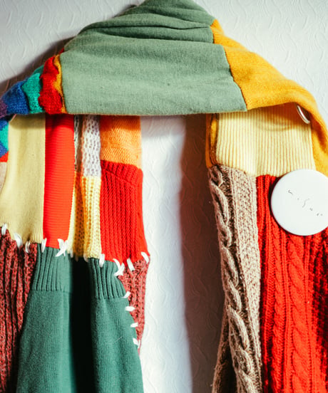 "セネシオ" Vintage knit Rebuild Muffler by Senecio of Klee