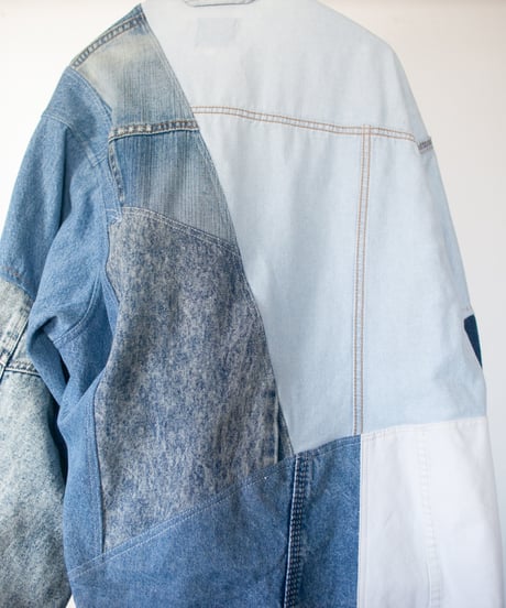 "航海" Voyager denim jacket, Rebuild by vintages