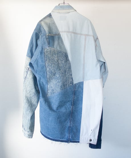 "航海" Voyager denim jacket, Rebuild by vintages