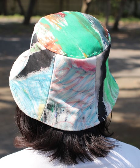 【nisai × daisuke kondo】”遊びと色の果て” After Painting Play Hat / 004