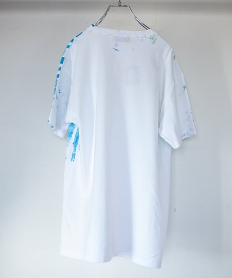 "草木が濡れる音" The sound of grass getting wet, Hand-printed silk-screen T-shirt