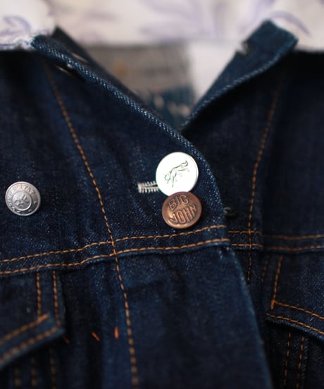 "限りなく色っぽい青" Infinitely sexy blue jacket, Rebuild by vintages