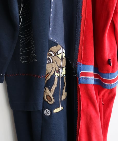 "ボーイフレンド・ワンピース" Dress one-piece for boyfriend, from sweat trainer vintages