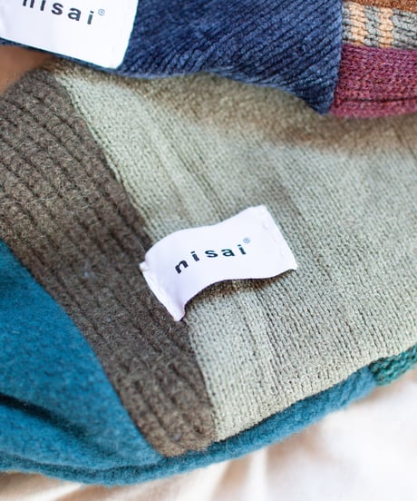 "つぎはぎのアームニット／レッグウォーマー 第二十三色" Arm Knit/Leg Warmers, Rebuild by vintages