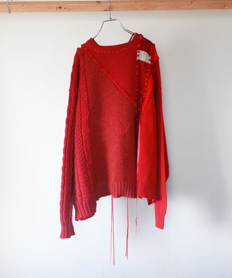 "ボーイフレンド・ウィズ・デートコース・ニット" Boyfriend with Date course knit, Rebuild by vintages