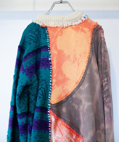 "昇花" sublimation knit, Rebuild by vintages