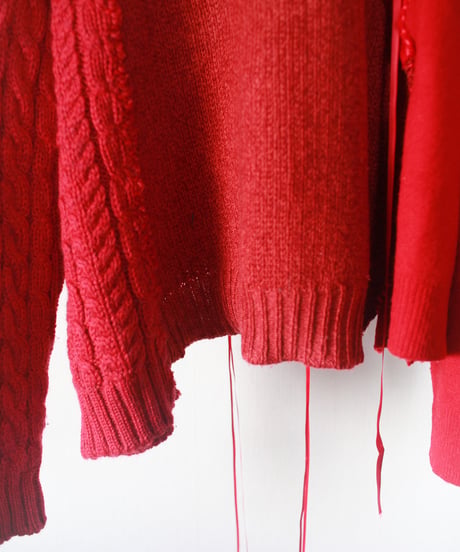 "ボーイフレンド・ウィズ・デートコース・ニット" Boyfriend with Date course knit, Rebuild by vintages
