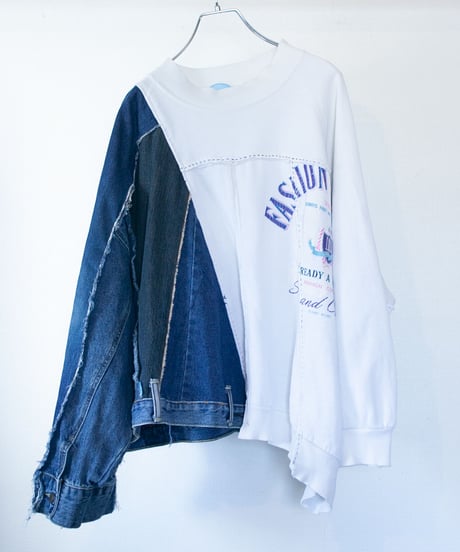 "体の一部になった青" Blue has become a part of my body, Rebuild by vintages