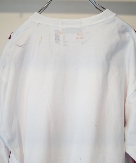 "色彩手刷りのTシャツ 2024年版 第一色" T-shirt with hand-printed colors