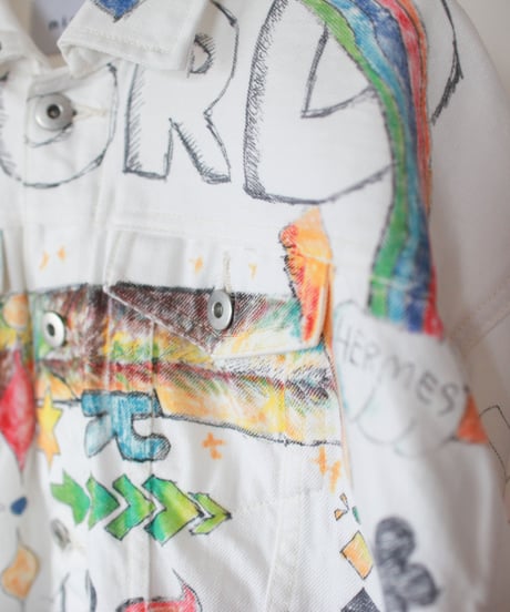 "あそびを抱きしめるためのデニムジャケット" Denim jacket for hugging "play", Based on vintage