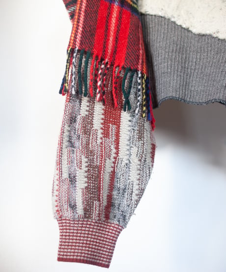 "彼と彼女" he and she knit, Rebuild by vintages