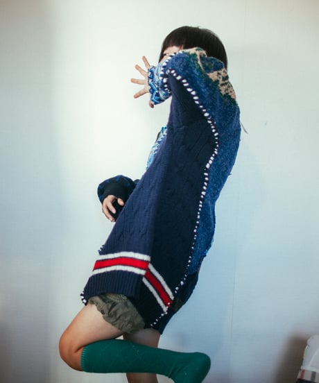 "惑星" planet knit, Rebuild by vintages