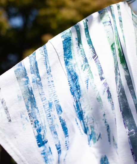 "青の色彩記録 第一色" Blue color record T-shirt