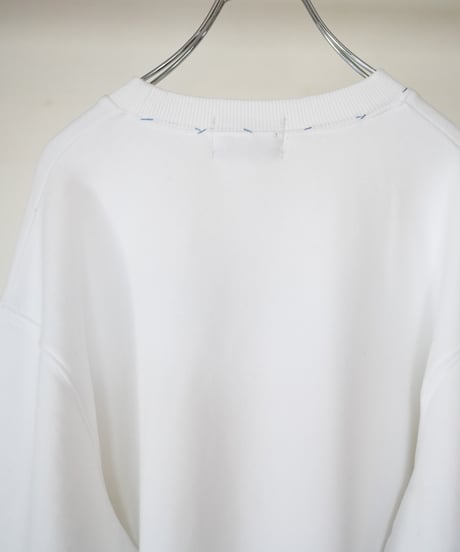 "つぎはぎのデニムスリーブトレーナー 第四色" Patchwork denim sleeve trainer, Rebuild by vintages