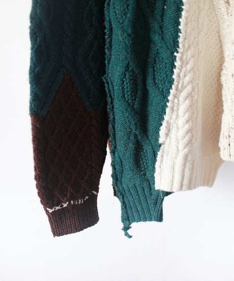 "一息ついて" take a breather knit, Rebuild by vintages