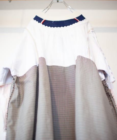 "雨が上がったら虹とお出かけしましょう" Let's go out when it rains Dress, rebuild by vintages