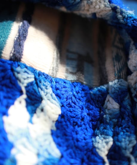 "青に抱かれる彼女のマフラー" Her muffler embraced by blue, Rebuild by vintages
