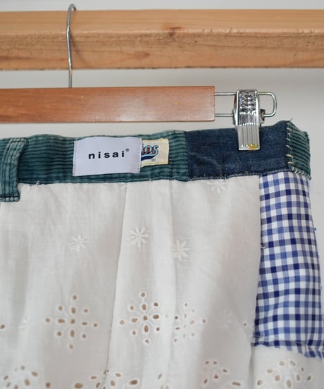 "持続可能型ときめき巻きスカート" Tokimeki Sustainability Wrap Skirt, Rebuild by vintages