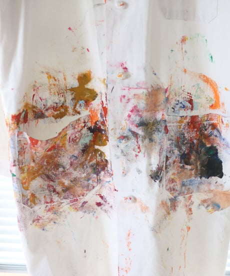 "デザイナーと画家のアトリエコート"  Designer and painter's Atelier coat, based by vintage