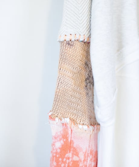 "星見草" chrysanthemum long-knit, Rebuild by vintages