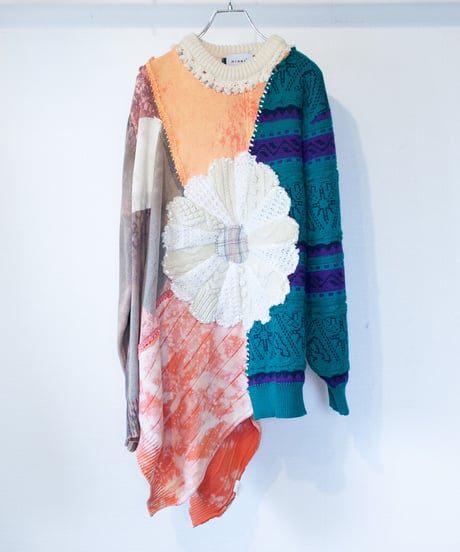 "昇花" sublimation knit, Rebuild by vintages