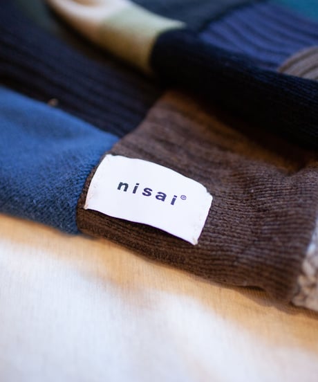 "つぎはぎのアームニット／レッグウォーマー 第二十色" Arm Knit/Leg Warmers, Rebuild by vintages