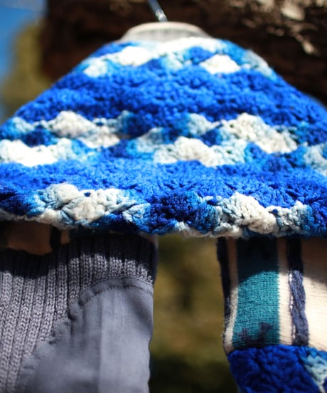 "青に抱かれる彼女のマフラー" Her muffler embraced by blue, Rebuild by vintages