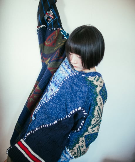 "惑星" planet knit, Rebuild by vintages