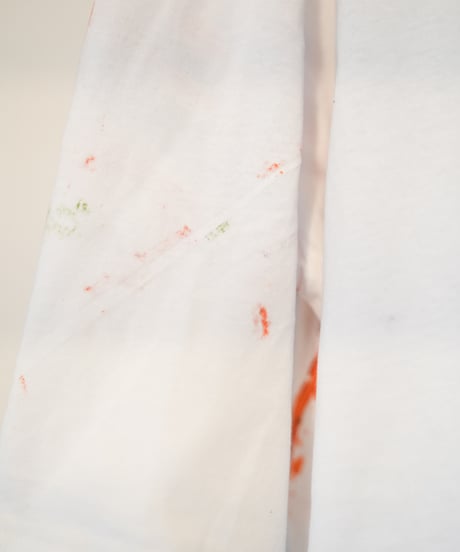 "色彩手刷りのTシャツ 2024年版 第二色" T-shirt with hand-printed colors