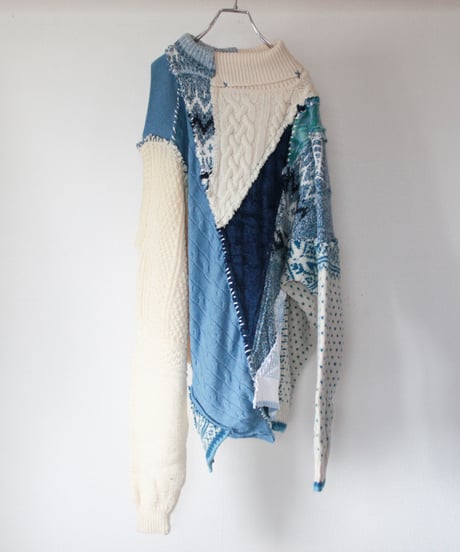 "あなたによく似たアシンメトリー" Asymmetry that looks a lot like you knit, Rebuild by vintages