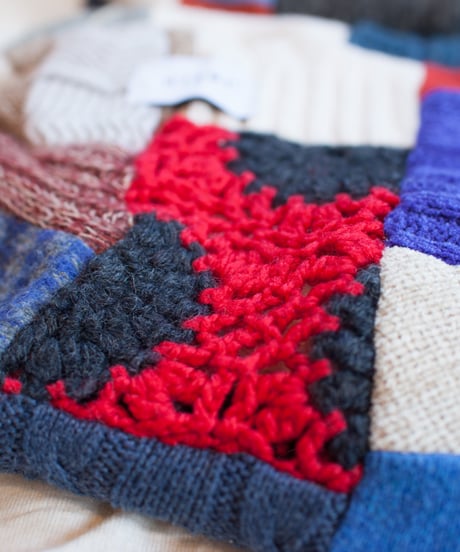 "つぎはぎのアームニット／レッグウォーマー 第三十色" Arm Knit/Leg Warmers, Rebuild by vintages