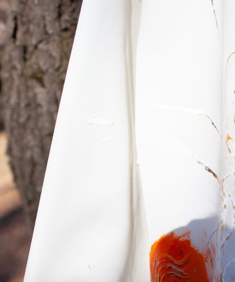 《0＜nisai+α≦Y》 metal hook paint coat / Dreamy white