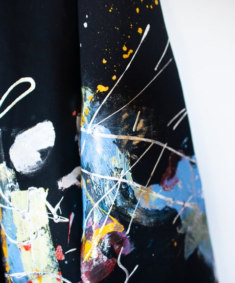 《0＜nisai+α≦Y》 riri zip painted coat / formed black