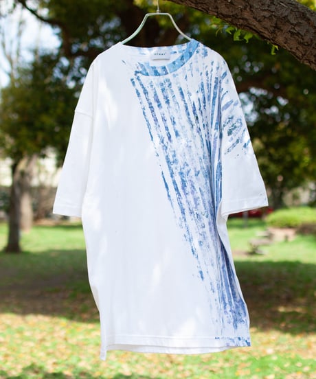 "青の色彩記録 第十三色" Blue color record T-shirt