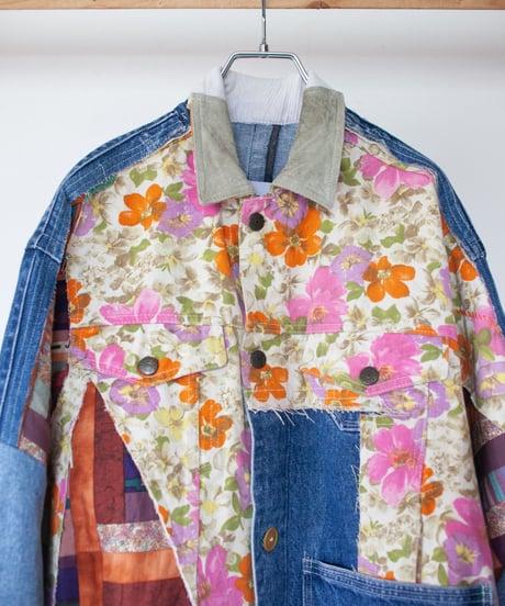 "世界色彩" World Rainbows Denim Jacket, Rebuild by Vintages