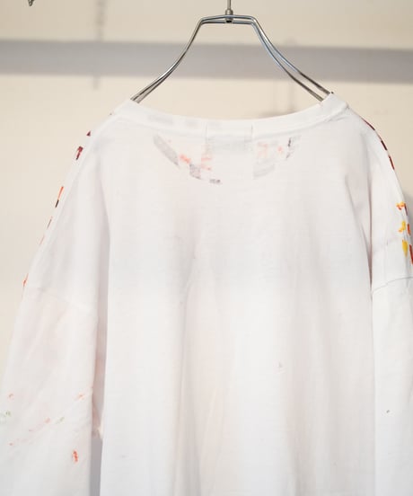 "色彩手刷りのTシャツ 2024年版 第二色" T-shirt with hand-printed colors