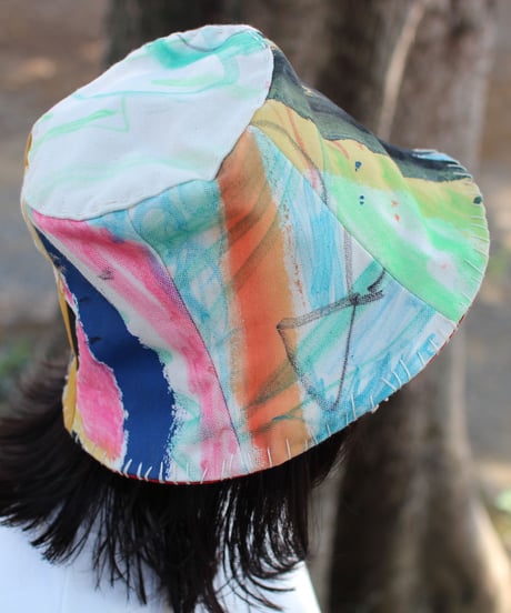【nisai × daisuke kondo】”遊びと色の果て” After Painting Play Hat / 006