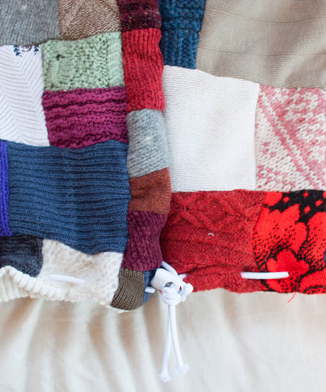 "つぎはぎのアームニット／レッグウォーマー 第三十色" Arm Knit/Leg Warmers, Rebuild by vintages