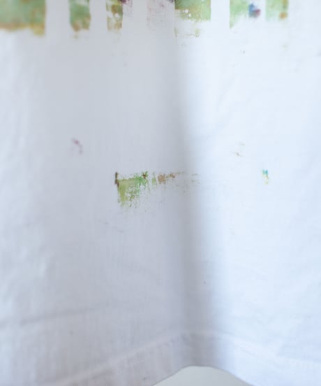 "色彩手刷り（あるいは翼）のロンT 第二色" Multi color hand-printed (or winged) long-sleeved T-shirt