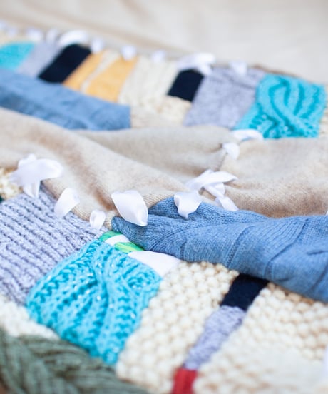 "つぎはぎのアームニット／レッグウォーマー 第四十七色" Arm Knit/Leg Warmers, Rebuild by vintages