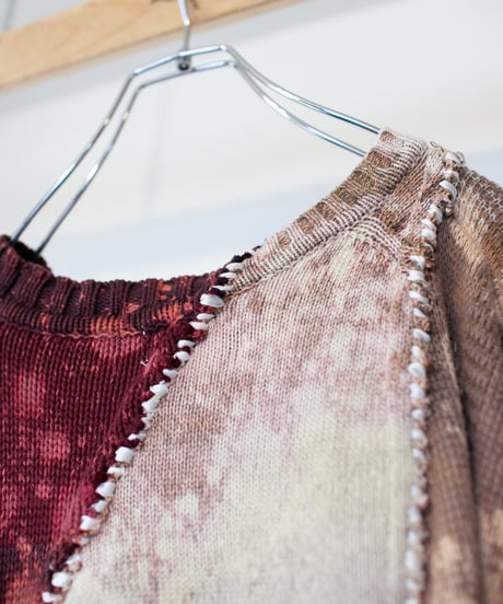 "水月鏡花" Flower knit that you can see but you can't get, Rebuild by vintages