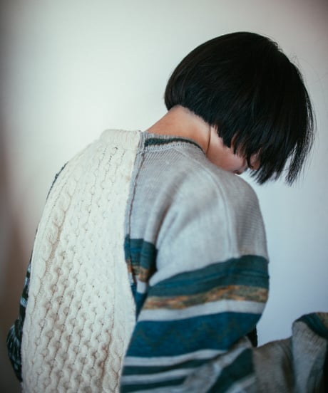 "言葉" Word knit one-piece,Rebuild by vintages