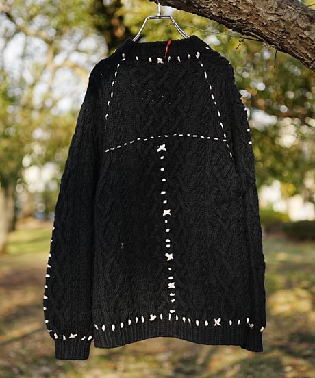 【京都紋付×nisai】"光差す黒" Black with light, Rebuild by vintages
