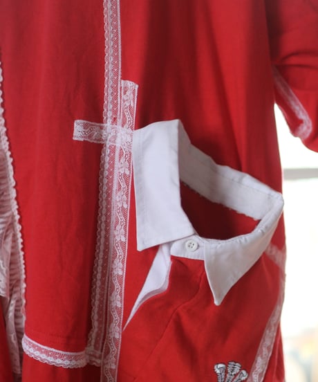 "三角関係のラガーガール・ワンピース" Love triangle lager girl dress, rebuild from vintages