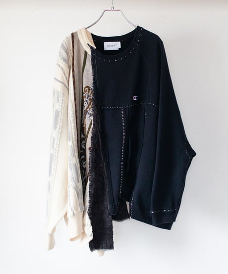 "半信半疑" skeptical pullover, Rebuild by vintages