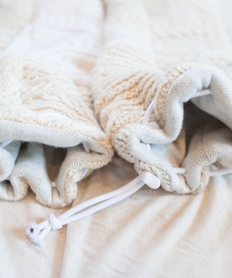 "つぎはぎのアームニット／レッグウォーマー 第二十七色" Arm Knit/Leg Warmers, Rebuild by vintages