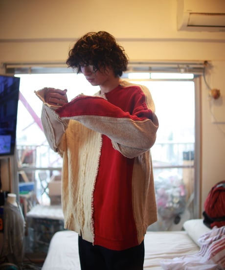 "捻くれすぎて素直だった"  It was too twisted and straightforward knit, Rebuild by vintages