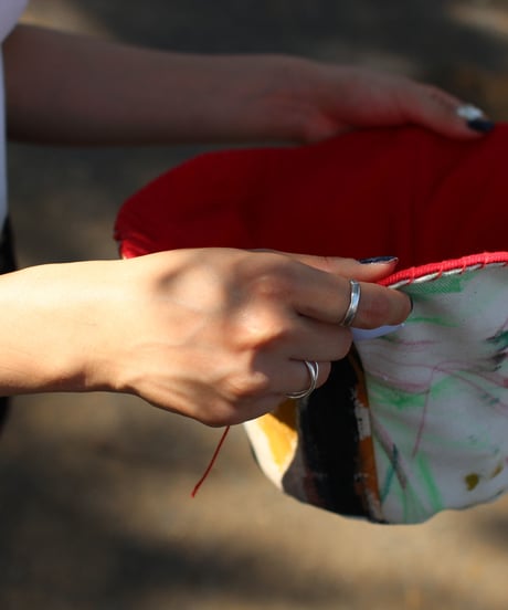 【nisai × daisuke kondo】”遊びと色の果て” After Painting Play Hat / 003