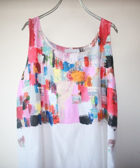 "計画" PLAN, Hand-painted based on French One-piece